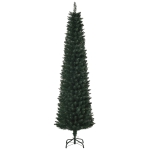 HOMCOM Kerstboom 180 cm, zeer realistisch, 380 takken, brandvertragend, stabiele basis, Groen