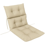 Outsunny 115 x 56cm Rocking Chair Padded Seat Cushion - Beige