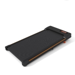 Folding Under Desk Treadmill with Adjustable Incline, LED Display, Magnetic Remote Control, 1-6 km/h Speed, 111L x 47.5W x 15H cm, Black