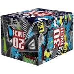 SPORTNOW Plyo Box 3 Înălțimi, Cutie Salt Antiderapantă pentru Casă și Sală de Sport, 76x61x51cm, Multicolor