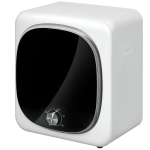 HOMCOM Uscător de rufe cu evacuare electric 800 W 4 Kg cu 5 moduri de uscare, cuva din oțel inoxidabil, încărcare frontală