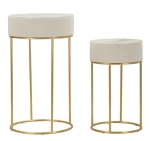 Mauro Ferretti Set De 2 Masute Inalte Cm Ø 50X90-40X68