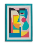 Mauro Ferretti Tablou Pictat Pe Panza, Cu Rama,  Picassy -A- Cm 50X3,3X68