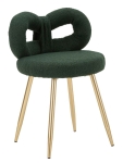 Mauro Ferretti Scaun Mini Ilary Verde Cm Ø 40X67 (Inaltime Sezut Cm 46)