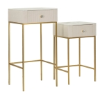 Mauro Ferretti Set De 2 Masute Inalte Cm Ø 45X90-40X68