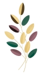 Mauro Ferretti Panou Decorativ Colorat Pentru Perete, 31 X 1,9 X 61 Cm