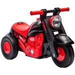 AIYAPLAY Moto porteur enfant moto draisiènne avec musique et bulles roues larges pour enfants de 2 à 5 ans 80 x 35,5 x 42 cm noir