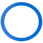 HOMCOM Cubierta de Protección Acolchada para Cama Elástica Borde de Seguridad para Trampolines con Diámetro Ø366 cm Azul