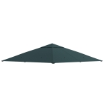 Outsunny Tetto di Ricambio per Gazebo 3x3 m in Poliestere Grigio con 8 Fori di Ventilazione