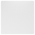 HOMCOM Tappetino Salvapavimento 120x120 cm in Plastica Trasparente per Sedia da Ufficio