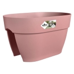ELHO Pot de fleurs/Balconniere Vibia Campana Flower Bridge - Balcon extérieur - L 26 x W 39 x H 22 cm - Rose Poussiere