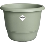 ELHO Pot de fleurs Amiga Rond 25 - Vert - Ø 24.5 x H 18 cm - Extérieur - 100% recyclé