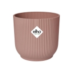 ELHO Pot de fleurs rond avec roues Vibes Fold - Ø 35 x H 32 cm - Intérieur - 100% recyclé - Rose
