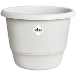 ELHO Pot de fleurs Amiga Rond 30 - Blanc - Ø 29.5 x H 22 cm - Extérieur - 100% recyclé