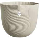 ELHO Pot de fleurs Sereh Rond 47 - Beige - Ø 47 x H 40 cm - 100% recyclé
