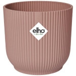 ELHO Pot de fleurs Rond VIBES - Ø25 x H23cm - Plastique - Rose poudré