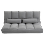 HOMCOM canapea de podea, pliabila 130x73x60 cm