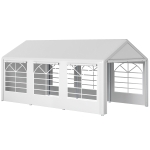 Outsunny 6 x 3m Garden Gazebo Marquee, Party Tent and Portable Garage Carport shelter, Heavy Duty Steel Frame