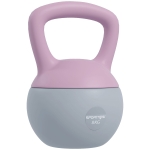 SPORTNOW 8KG Soft Kettlebell, Kettlebell with Non-Slip Handle for Home Gym, Weight Lifting, Strength Training, Purple/Grey