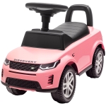 AIYAPLAY Porteur Land Rover sous licence pour enfants 18–36 mois — Rangement & volant avec sons — Rose