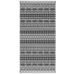 Outsunny Outdoor Teppich robuster Wetterfest Outdoorteppich, Carpet mit Boho-Style, Outdoor-Teppich für Wohnzimmer Balkon