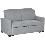 Homcom Canapea Extensibila 2 locuri cu 3 pozitii spatar 154x87x89 cm – Textil