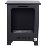 HOMCOM Caminetto a Bioetanolo Più Efficiente ed Ambientale Capacità Massima Combustile 0.9 Litri per una Fiamma fino a 3 Ore