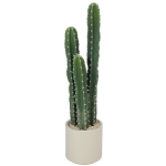 HOMCOM Plantă artificială Cactus mare 95 cm cu ghiveci, realist pentru casă, birou, verde
