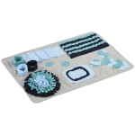 PawHut Mata do węszenia dla psów, zabawka interaktywna, mata treningowa do wolnego karmienia, aksamit, kolorowa