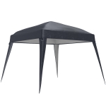 Outsunny Husă de schimb pentru pavilion, prelată de schimb pentru pavilion de grădină 3 x 3 m, înlocuitor acoperiș cort de grădină, UPF50+, țesătură Oxford, gri închis