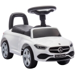 AIYAPLAY Macchina per Bambini Licenza Mercedes Benz con Clacson e Spazio Portaoggetti, 65x28x39 cm, Bianco