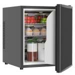 HOMCOM Mini-koelkast 44 L/46 blikken Kleine koelkast met instelbare thermostaat 43 x 51 x 51,3 cm, Zwart