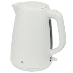 HOMCOM Jarro Elétrico 1,7L 2025W com Filtro Anti-calcário Removível Desligamento Automático Base Giratória 360° Creme