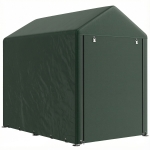 Outsunny Abri de Jardin pour Vélos 1,2x1,8x1,65 m avec 2 Compartiments Porte zippée Imperméable Anti-UV Vert