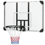 SPORTNOW Panier de basketball mural avec panier spécial filet toutes saisons pour l'intérieur et l'extérieur 113x61x73cm blanc