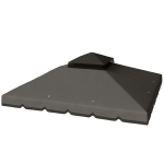 Outsunny Toldo de Substituição 3x3 m com Teto Duplo Orifícios de Drenagem e UPF 30+ Apenas Toldo NÃO Inclui Estrutura Cinzento Claro