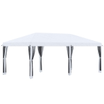 Outsunny Gazebo de Jardín 6x3 m Plegable con Mosquitera y Bolsa de Transporte, Crema