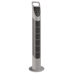 HOMCOM Tower Fan Oscillating 3 Speeds 3 Winds 40W w/ RC Timer Quiet - Grey