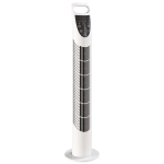 HOMCOM Tower Fan Oscillating 3 Speeds 3 Winds 40W w/ RC Timer Quiet - White