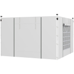 Outsunny 2 boczne ścianki do pawilonu 3x3/3x6m, okno, drzwi, biały