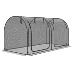 Siatka ochronna do roślin 2,5x1,2mm, z drzwiami, stalowa rama