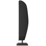 Outsunny Parasol Cover, 600D Oxford Cantilever Umbrella Cover Fit for 2-4m Parasol, Banana Umbrella Protector with Zipper for Outdoor Garden, Patio, Black