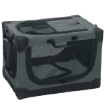 PawHut Trasportino pieghevole per cani con cuscino e copertura lavabile, fino a 22 kg, Verde militare