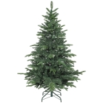 HOMCOM 5ft Artificial Christmas Tree with Realistic Branches, Easy Assembly - Green