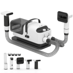 PawHut Hondenföhn Blower 5-in-1 600W Hondendroger met Instelbare Windsnelheid en Temperatuur 37,6x17,5x18,5 cm Wit