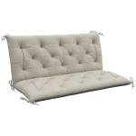 Outsunny Garden Bench Cushion, 2 Seater Swing Chair Cushion, Seat Pad with Ties for Indoor and Outdoor Use, 110 x 120 cm
