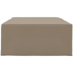 Outsunny Housse de protection pour meubles de jardin, hivernale, imperméable, housse en tissu Oxford 275 x 205 x 90 cm Beige