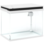 Akwarium szklane 41L z filtrem, LED, pompą, Białe