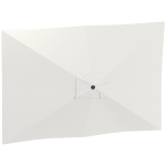 Outsunny Osłona Parasola Ogrodowego 2 x 3 m 6 Wsporników UV50+ & Wodoodporna Pokrycie Zastępcze na Taras