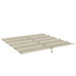 Outsunny Toile pour pergola/gazebo 3x3 m avec orifices de drainage en polyester respirant UV30+, 288x298 cm, Beige